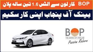 Bank of Punjab Car Loan Scheme